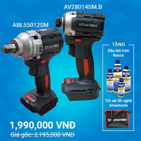 AMAX02.08 - Combo Amaxtools mua ABL55012SM + AV28014SM-B chỉ 1990k kèm quà