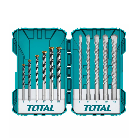 Bộ 11 mũi khoan búa và khoan bê tông Total TACSDL31101