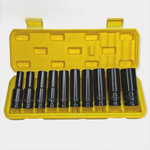 Bộ đầu khẩu (tuyp) 10 chi tiết bắn máy Hukan HK-10B