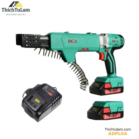 Bộ máy bắn vít thạch cao tự động dùng pin 18v DCA ADPL6A