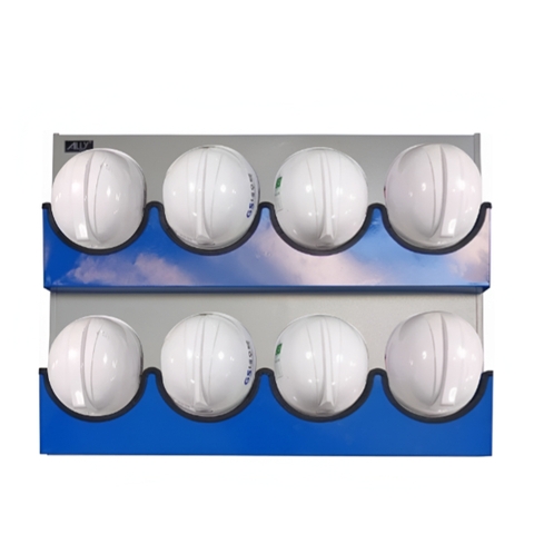 Giá treo nón bảo hộ lao động 8 nón Ally QT-BBH01-A8