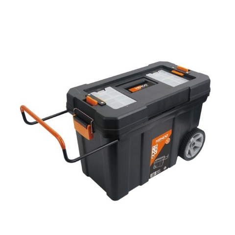 Hộp nhựa đựng dụng cụ có bánh  xe kích thước 60×30×39cm Kendo 90274
