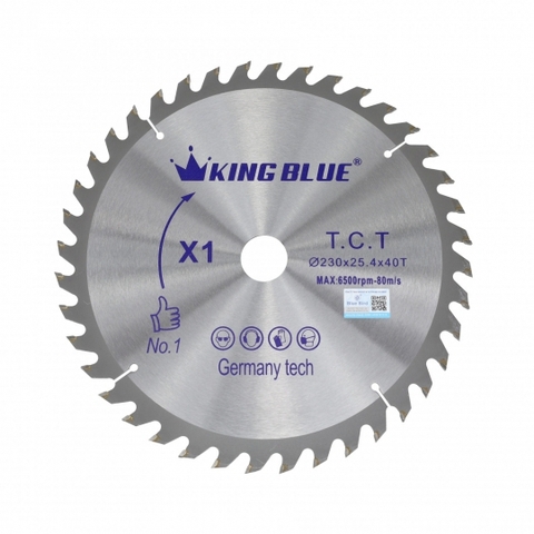 Lưỡi cưa gỗ 230mm KingBlue X1-230X40T