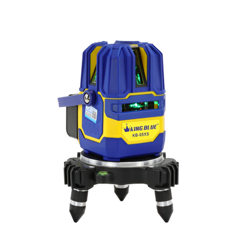 Máy cân mực tia Laser 5 tia xanh chống nước chống rơi vỡ Kingblue KB-05XS