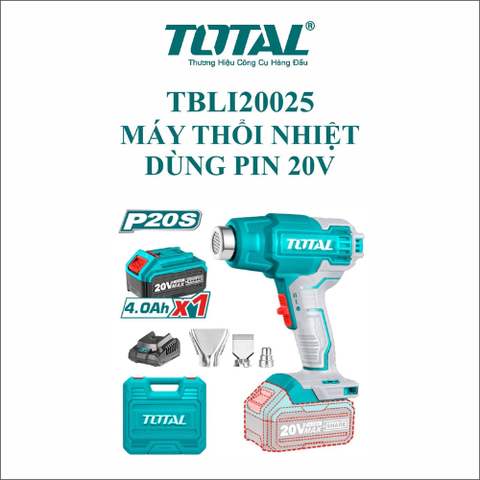 Máy khò nhiệt dùng pin 20V Total TBLI20025