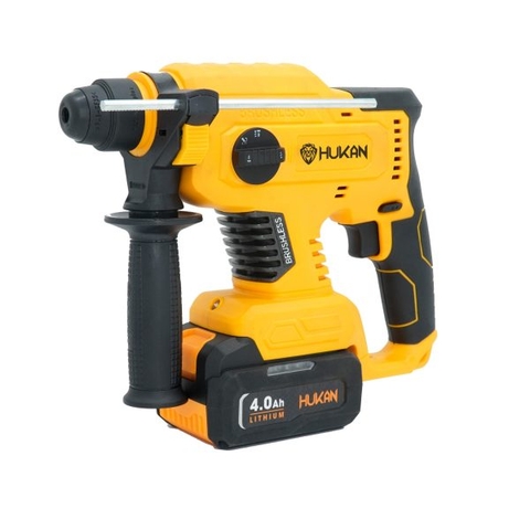 Máy khoan bê tông pin 21v Hukan HK-RH2900BL.2 ( 2 pin + 1 sạc)