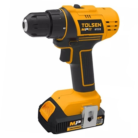 Máy khoan pin 20v kẹp 10mm Tolsen 87212