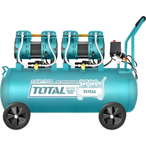 Máy nén khí không dầu 100L/2x1200W Total TCS2241008T