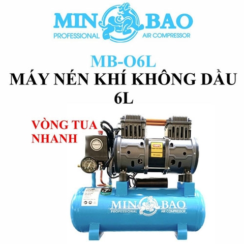 Máy nén khí không dầu MINBAO MB-O6L