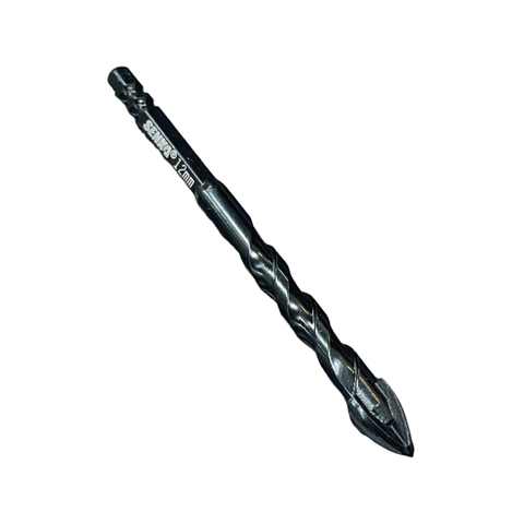 Mũi khoan gạch men 4 chấu chuôi lục giác Ø12x115mm Senka 23I12115C4