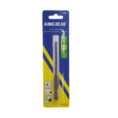 Mũi khoan tường không tắc kê Kingblue KBLJ-03.5x100