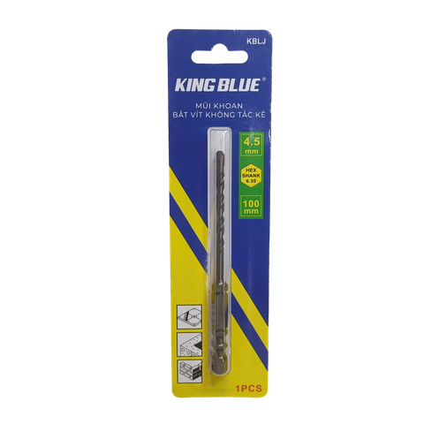 Mũi khoan tường không tắc kê Kingblue KBLJ-04.5x100