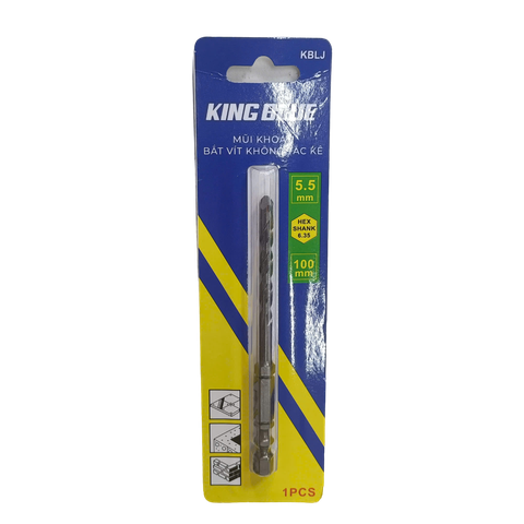 Mũi khoan tường không tắc kê Kingblue KBLJ-05.5x100