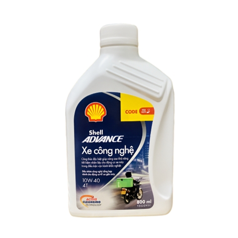 Nhớt dành cho xe ga Shell Advance Xe công nghệ 10W40