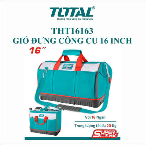 Túi đồ nghề 16 inch Total THT16163