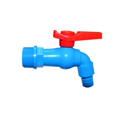 Vòi thân xanh tay đỏ 3/4inch Redhand 52-202PW-BR