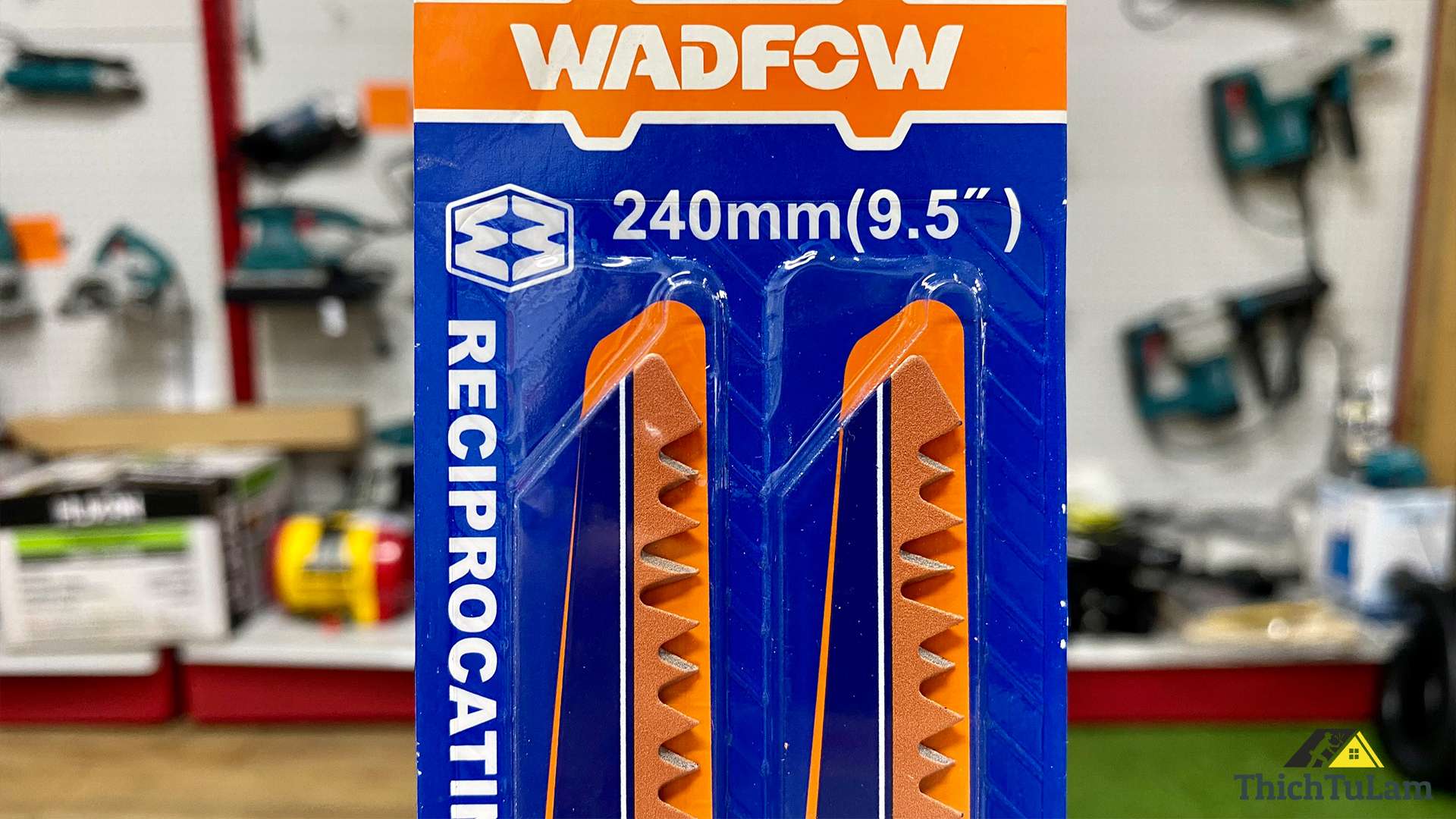 Bộ 2 lưỡi cưa kiếm (cưa gỗ) 240mm(9.5inch) Wadfow WJT1531L
