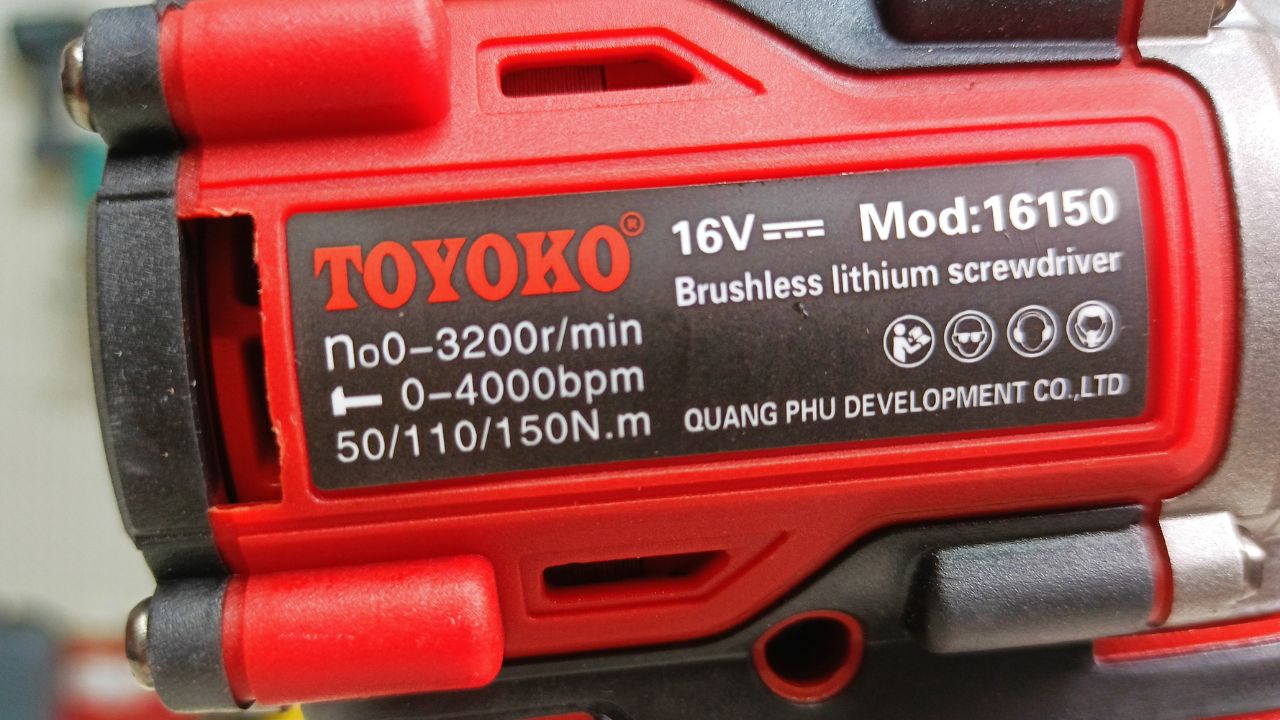 Bộ máy bắn vít 16.8V Toyoko T16150F