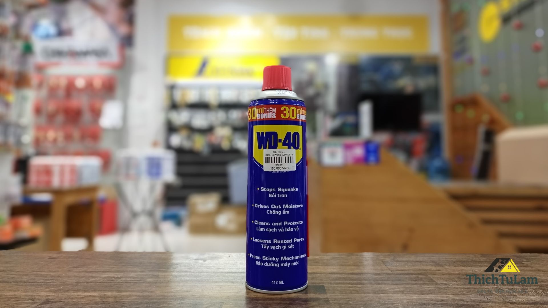 Dầu bôi trơn đa năng 412ml Aerosol WD-40 840241